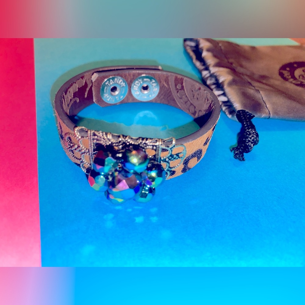 leather bracelet NWOT